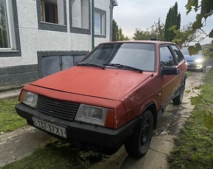 Красный ВАЗ 2108, объемом двигателя 1.3 л и пробегом 100 тыс. км за 650 $, фото 1 на Automoto.ua