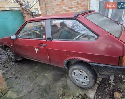 Красный ВАЗ 2108, объемом двигателя 1.29 л и пробегом 1 тыс. км за 600 $, фото 2 на Automoto.ua