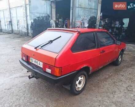 Красный ВАЗ 2108, объемом двигателя 1.3 л и пробегом 94 тыс. км за 599 $, фото 5 на Automoto.ua