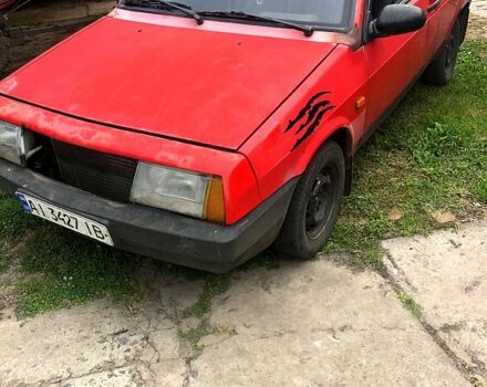 Красный ВАЗ 2108, объемом двигателя 1.3 л и пробегом 70 тыс. км за 600 $, фото 1 на Automoto.ua