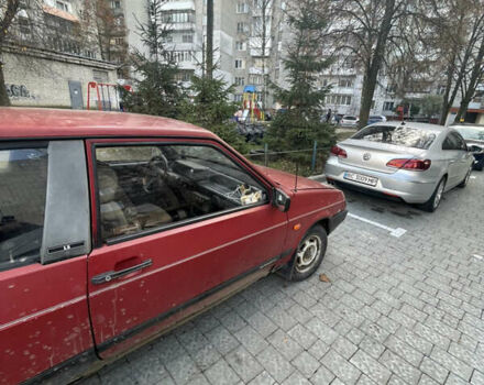 Красный ВАЗ 2108, объемом двигателя 1.3 л и пробегом 167 тыс. км за 350 $, фото 9 на Automoto.ua