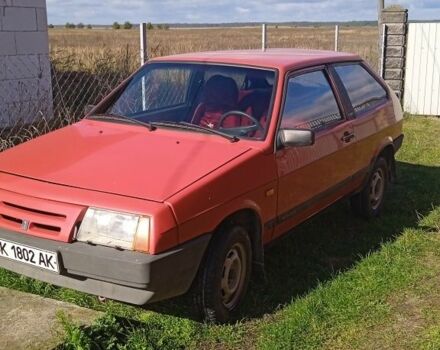 Красный ВАЗ 2108, объемом двигателя 1.3 л и пробегом 176 тыс. км за 1000 $, фото 1 на Automoto.ua