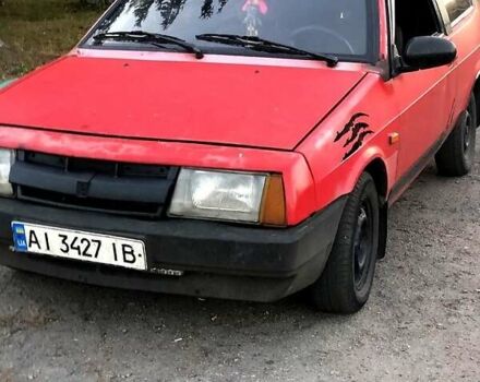 Красный ВАЗ 2108, объемом двигателя 1.3 л и пробегом 70 тыс. км за 600 $, фото 1 на Automoto.ua