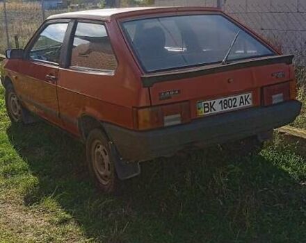 Красный ВАЗ 2108, объемом двигателя 1.3 л и пробегом 176 тыс. км за 1000 $, фото 1 на Automoto.ua