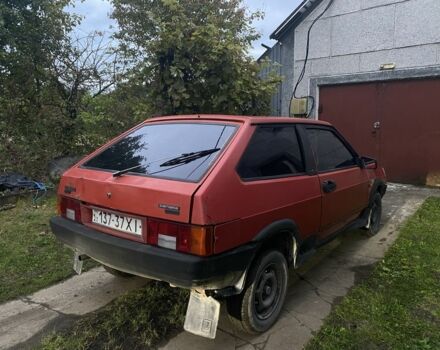 Красный ВАЗ 2108, объемом двигателя 1.3 л и пробегом 100 тыс. км за 650 $, фото 2 на Automoto.ua