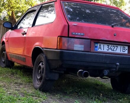 Красный ВАЗ 2108, объемом двигателя 1.3 л и пробегом 70 тыс. км за 600 $, фото 3 на Automoto.ua