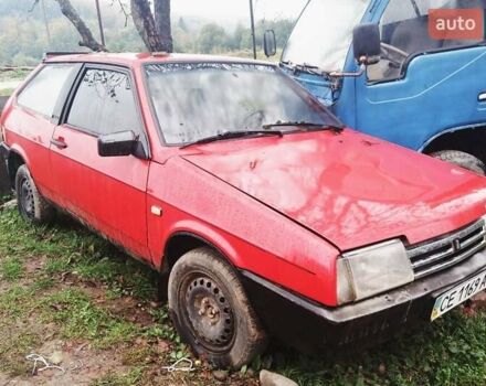 Красный ВАЗ 2108, объемом двигателя 1.3 л и пробегом 111 тыс. км за 440 $, фото 3 на Automoto.ua