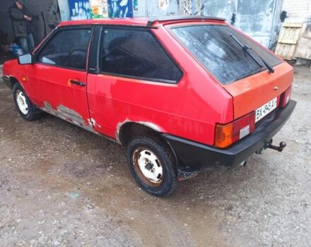 Красный ВАЗ 2108, объемом двигателя 1.3 л и пробегом 94 тыс. км за 600 $, фото 5 на Automoto.ua