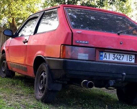 Красный ВАЗ 2108, объемом двигателя 1.3 л и пробегом 70 тыс. км за 600 $, фото 2 на Automoto.ua