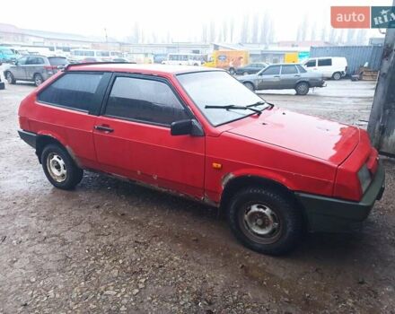 Красный ВАЗ 2108, объемом двигателя 1.3 л и пробегом 94 тыс. км за 599 $, фото 1 на Automoto.ua