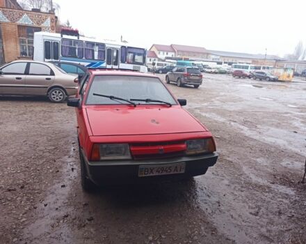 Красный ВАЗ 2108, объемом двигателя 1.3 л и пробегом 94 тыс. км за 600 $, фото 1 на Automoto.ua