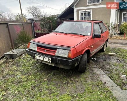 Красный ВАЗ 2108, объемом двигателя 1.1 л и пробегом 130 тыс. км за 600 $, фото 3 на Automoto.ua