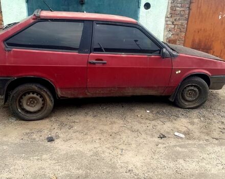 Красный ВАЗ 2108, объемом двигателя 1.3 л и пробегом 250 тыс. км за 600 $, фото 2 на Automoto.ua