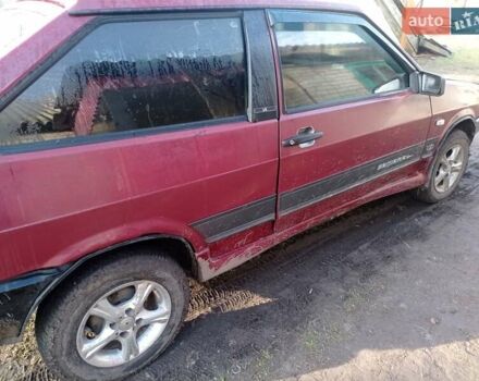 Красный ВАЗ 2108, объемом двигателя 1.3 л и пробегом 97 тыс. км за 1450 $, фото 3 на Automoto.ua