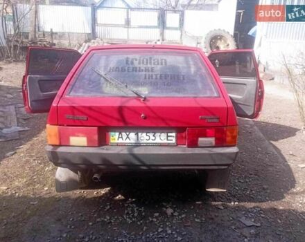 Красный ВАЗ 2108, объемом двигателя 1.3 л и пробегом 100 тыс. км за 900 $, фото 1 на Automoto.ua