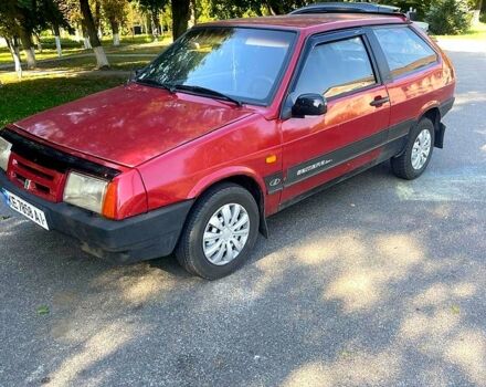 Красный ВАЗ 2108, объемом двигателя 1.1 л и пробегом 125 тыс. км за 1400 $, фото 1 на Automoto.ua
