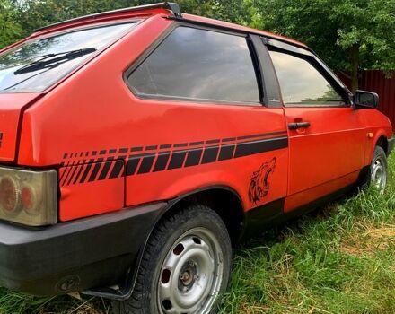 Красный ВАЗ 2108, объемом двигателя 1.3 л и пробегом 357 тыс. км за 1200 $, фото 4 на Automoto.ua