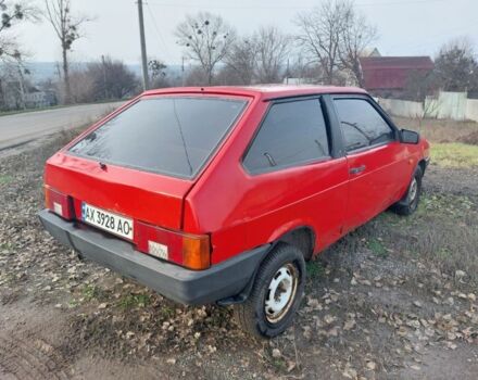 Красный ВАЗ 2108, объемом двигателя 1.3 л и пробегом 35 тыс. км за 1000 $, фото 2 на Automoto.ua