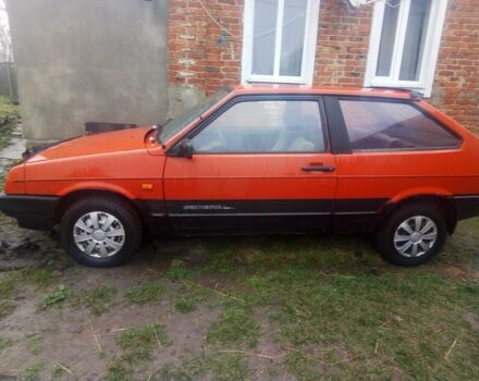 Красный ВАЗ 2108, объемом двигателя 1.1 л и пробегом 90 тыс. км за 1300 $, фото 1 на Automoto.ua