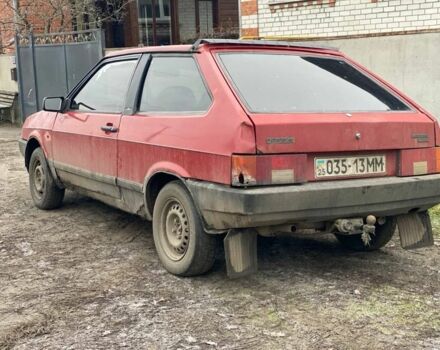 Красный ВАЗ 2108, объемом двигателя 1.3 л и пробегом 77 тыс. км за 500 $, фото 4 на Automoto.ua