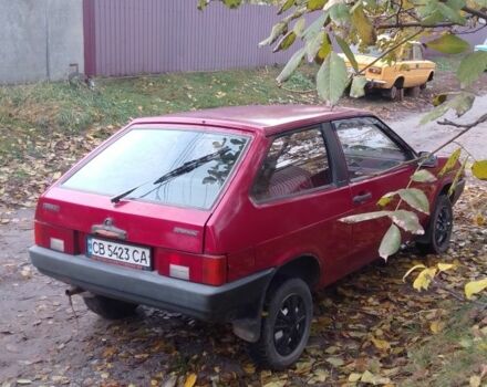 Красный ВАЗ 2108, объемом двигателя 1.5 л и пробегом 100 тыс. км за 650 $, фото 3 на Automoto.ua