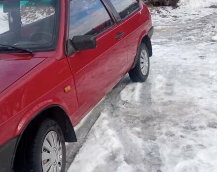 Красный ВАЗ 2108, объемом двигателя 1.1 л и пробегом 50 тыс. км за 1700 $, фото 1 на Automoto.ua