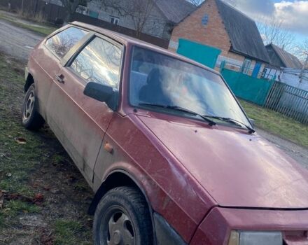 Красный ВАЗ 2108, объемом двигателя 1.3 л и пробегом 160 тыс. км за 828 $, фото 3 на Automoto.ua