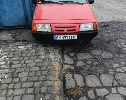 Красный ВАЗ 2108, объемом двигателя 1.3 л и пробегом 333 тыс. км за 1004 $, фото 1 на Automoto.ua