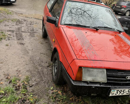 Красный ВАЗ 2108, объемом двигателя 1.3 л и пробегом 77 тыс. км за 500 $, фото 1 на Automoto.ua