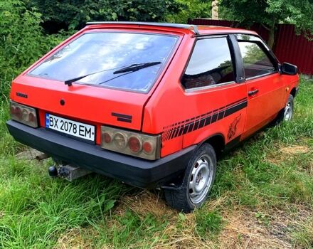 Красный ВАЗ 2108, объемом двигателя 1.3 л и пробегом 357 тыс. км за 1200 $, фото 3 на Automoto.ua