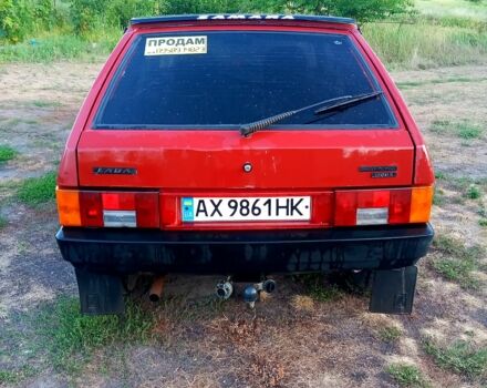 Красный ВАЗ 2108, объемом двигателя 1.3 л и пробегом 150 тыс. км за 1200 $, фото 4 на Automoto.ua