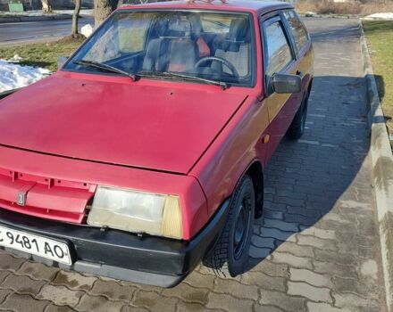 Красный ВАЗ 2108, объемом двигателя 1.1 л и пробегом 400 тыс. км за 750 $, фото 1 на Automoto.ua