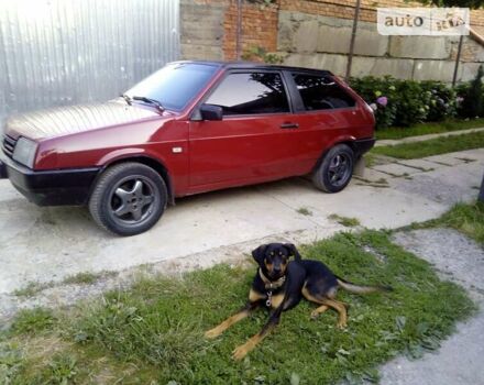 Красный ВАЗ 2108, объемом двигателя 1.29 л и пробегом 100 тыс. км за 1700 $, фото 1 на Automoto.ua