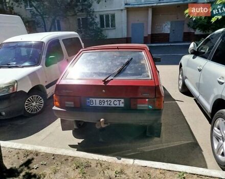 Красный ВАЗ 2108, объемом двигателя 1.3 л и пробегом 326 тыс. км за 1100 $, фото 2 на Automoto.ua