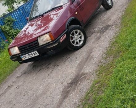 Красный ВАЗ 2108, объемом двигателя 1 л и пробегом 1 тыс. км за 604 $, фото 1 на Automoto.ua