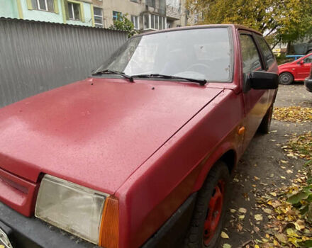 Красный ВАЗ 2108, объемом двигателя 1.3 л и пробегом 170 тыс. км за 650 $, фото 3 на Automoto.ua