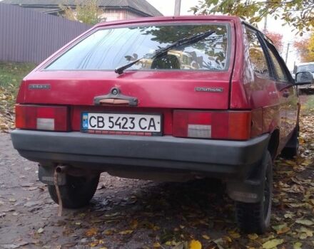 Красный ВАЗ 2108, объемом двигателя 1.5 л и пробегом 100 тыс. км за 650 $, фото 2 на Automoto.ua