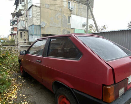 Красный ВАЗ 2108, объемом двигателя 1.3 л и пробегом 170 тыс. км за 650 $, фото 4 на Automoto.ua