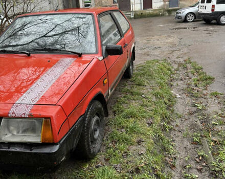 Красный ВАЗ 2108, объемом двигателя 1.3 л и пробегом 77 тыс. км за 500 $, фото 2 на Automoto.ua