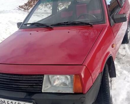 Красный ВАЗ 2108, объемом двигателя 1.1 л и пробегом 50 тыс. км за 1700 $, фото 2 на Automoto.ua