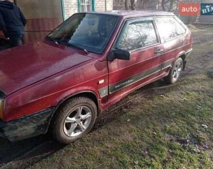 Красный ВАЗ 2108, объемом двигателя 1.3 л и пробегом 97 тыс. км за 1450 $, фото 1 на Automoto.ua