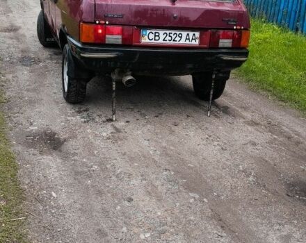 Красный ВАЗ 2108, объемом двигателя 1 л и пробегом 1 тыс. км за 604 $, фото 2 на Automoto.ua
