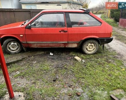 Красный ВАЗ 2108, объемом двигателя 1.1 л и пробегом 130 тыс. км за 600 $, фото 2 на Automoto.ua