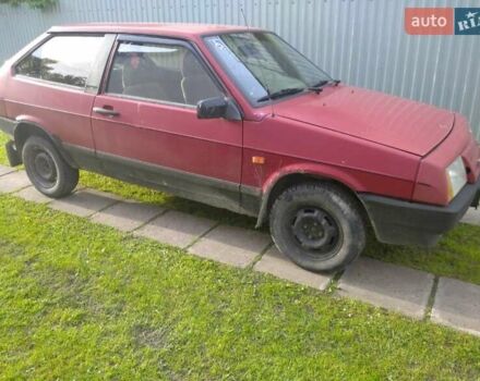 Красный ВАЗ 2108, объемом двигателя 1.3 л и пробегом 157 тыс. км за 650 $, фото 3 на Automoto.ua