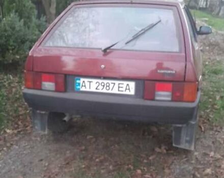 Красный ВАЗ 2108, объемом двигателя 1.1 л и пробегом 285 тыс. км за 1100 $, фото 1 на Automoto.ua