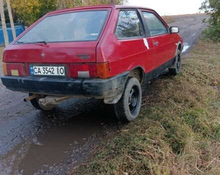 Красный ВАЗ 2108, объемом двигателя 1.1 л и пробегом 250 тыс. км за 801 $, фото 1 на Automoto.ua