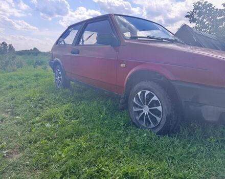 Красный ВАЗ 2108, объемом двигателя 1.1 л и пробегом 50 тыс. км за 350 $, фото 1 на Automoto.ua