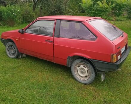 Красный ВАЗ 2108, объемом двигателя 1.5 л и пробегом 102 тыс. км за 591 $, фото 1 на Automoto.ua