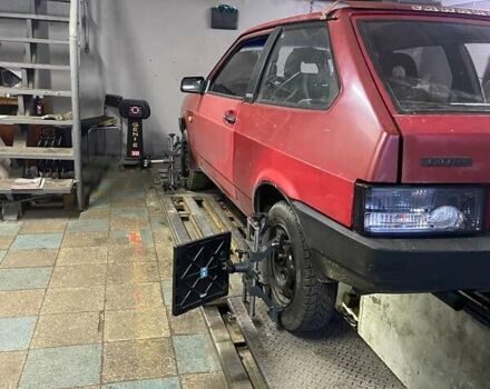 Красный ВАЗ 2108, объемом двигателя 1.3 л и пробегом 65 тыс. км за 1200 $, фото 4 на Automoto.ua