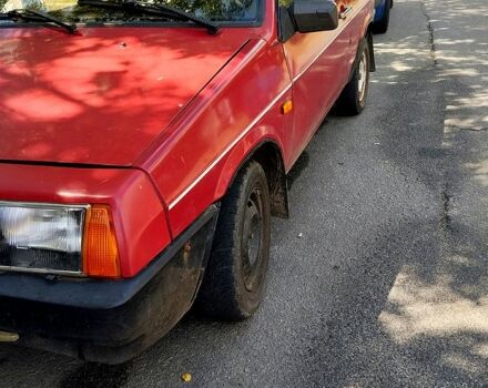 Красный ВАЗ 2108, объемом двигателя 1.3 л и пробегом 220 тыс. км за 595 $, фото 1 на Automoto.ua